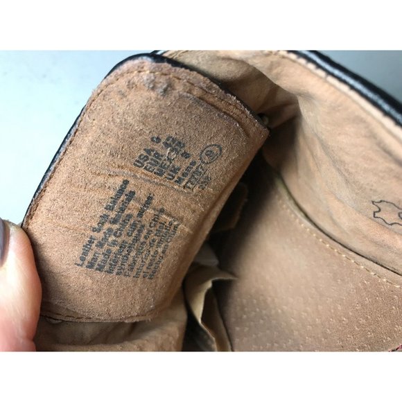 Dexter Black Leather Lace Up Men’s Dress Shoes Size 9 with Square Toe - Picture 5 of 12